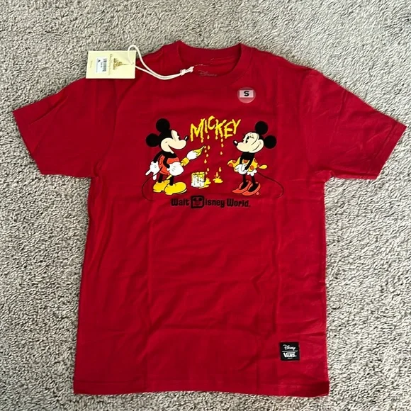 Vans Shirts Tops Nwt Disney X Vans Collab Kids Tshirt Size